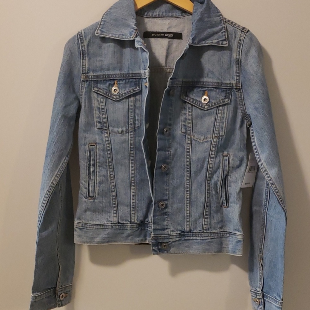 Big Star Denim Jean Jacket New Small